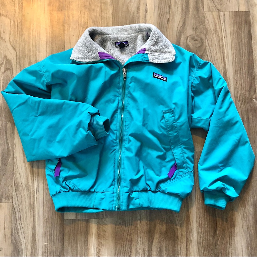 Vintage Patagonia Turquoise Puffer Jacket